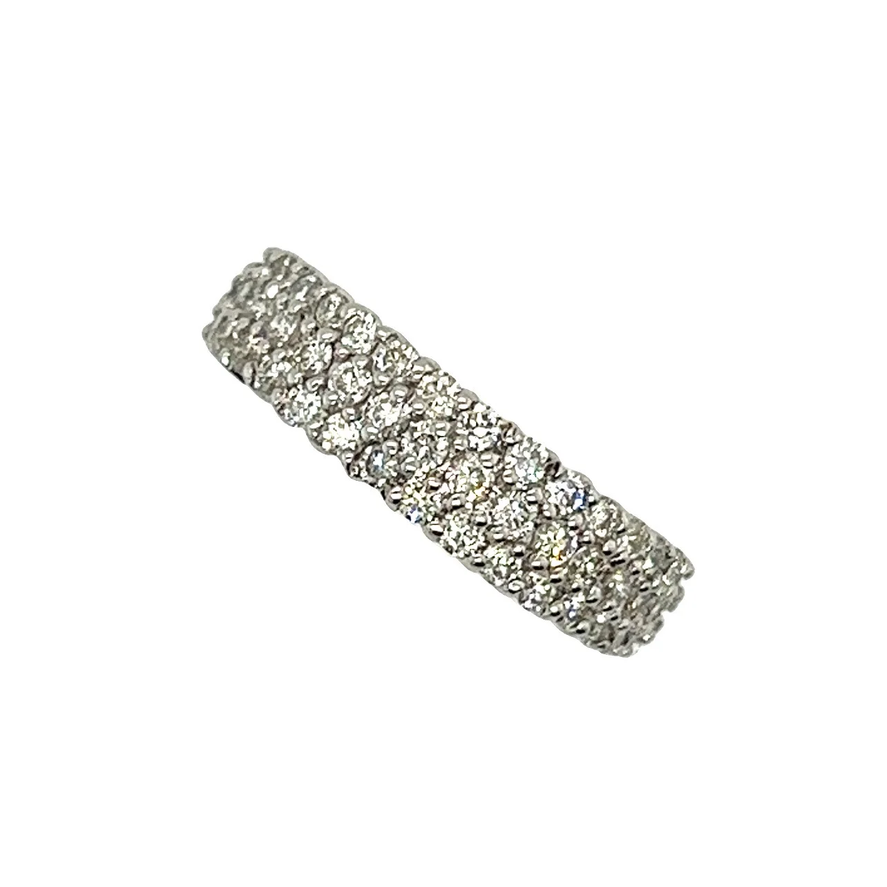 A white gold Diamond Eternity Ring