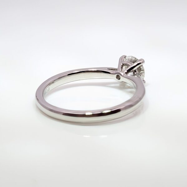 Platinum 0.80ct Solitaire Diamond Engagement Ring