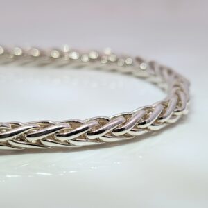20" Mens Sterling Silver Spiga Chain