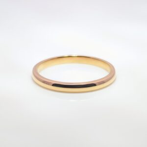 2mm Traditional Court Medium Wedding Band 9ct Yellow Gold