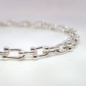 Explore the best timeless bracelets and bangles from Aleks Jewellers. Discover our Sterling Silver Fancy Chain Bracelet in 7 inches with a Lobster Claw Fastening.