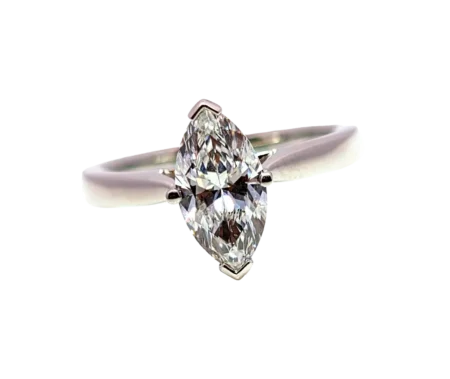 lab grown diamond platinum ring