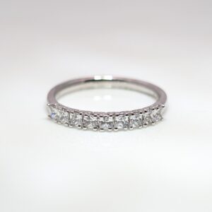 0.45ct Diamond Fancy Half Eternity Wedding Ring Platinum | AD5