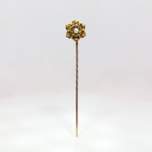 Pre-Loved Antique Victorian Stick Pin 15k Yellow Gold | B1