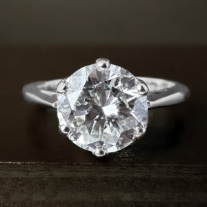 Pre-Loved Victorian Old Cut 1.52ct Diamond Ring 18ct White Gold | 24560