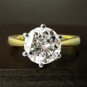 Pre-Loved Round Brilliant Cut Diamond 18k Yellow and White Gold | 29964